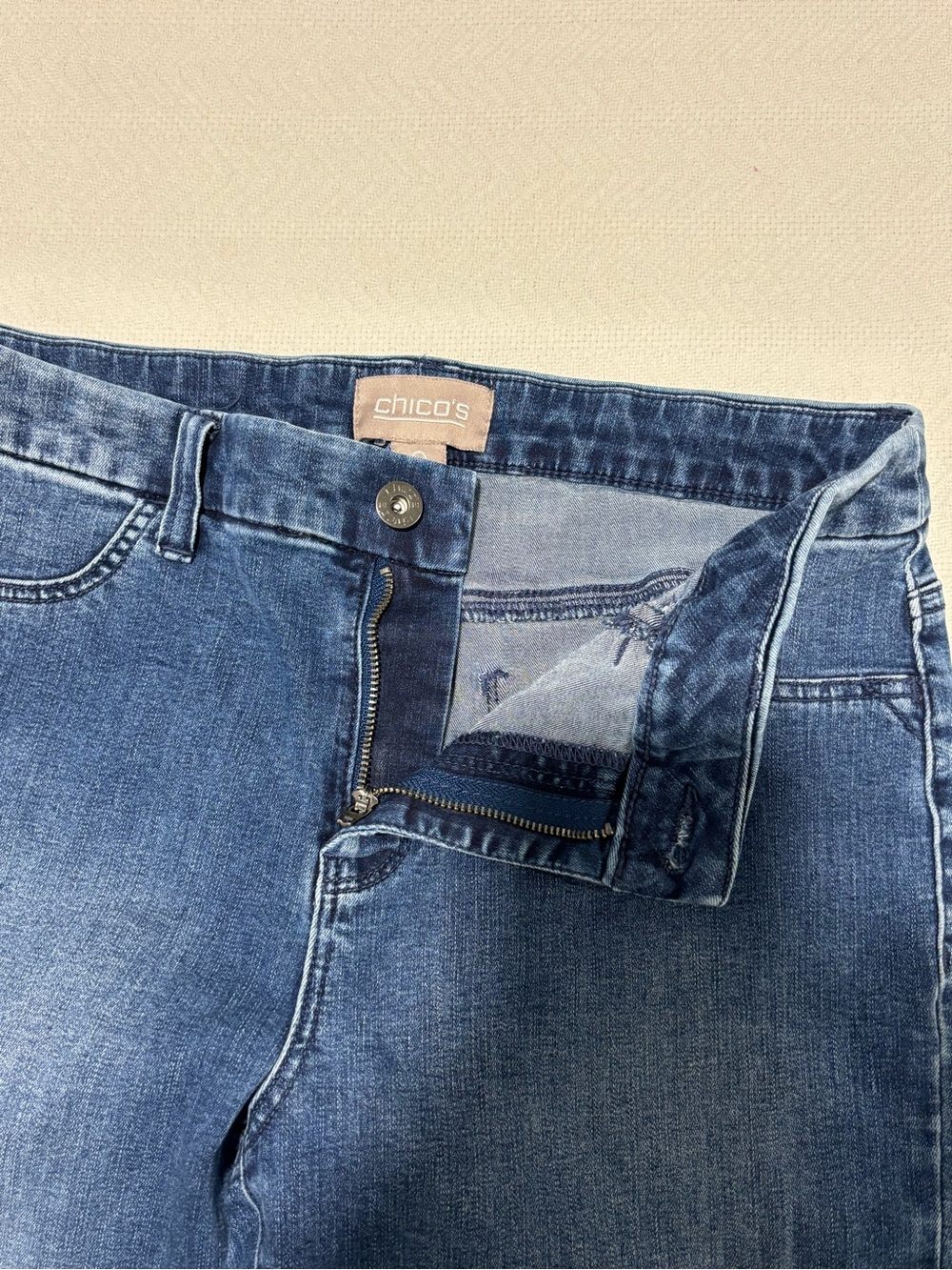 Chico's Skinny Jeans in Indigo Blue - Picture 8 of 9